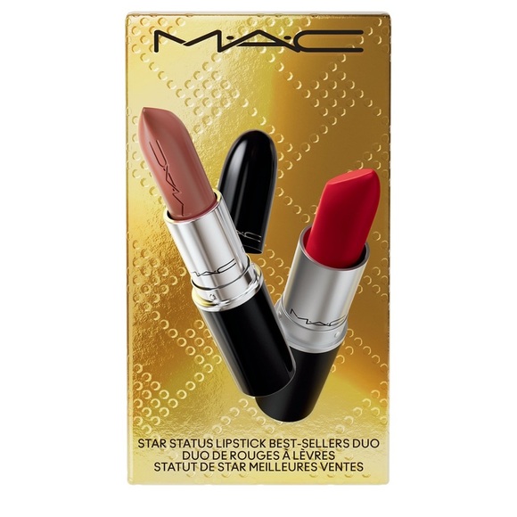 MAC 2-Pc. Full Size Star Status Lustreglass + Retro Matte Lipstick - Picture 2 of 7